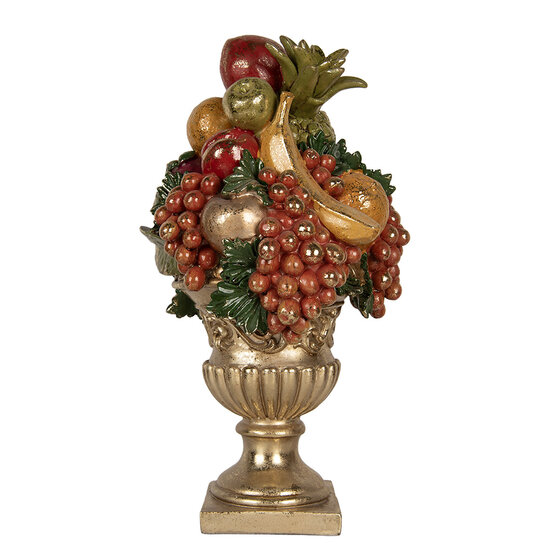 Clayre &amp; Eef | Decoratie Fruitschaal Goudkleurig 25x24x44 cm | 6PR5585