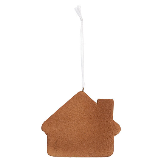 Clayre &amp; Eef | Decoratie hanger huisje Roze Blauw 9x1x8 cm | 6PR5340