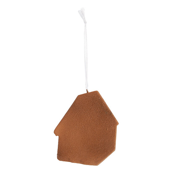 Clayre &amp; Eef | Decoratie hanger huisje Blauw Roze 9x1x10 cm | 6PR5341