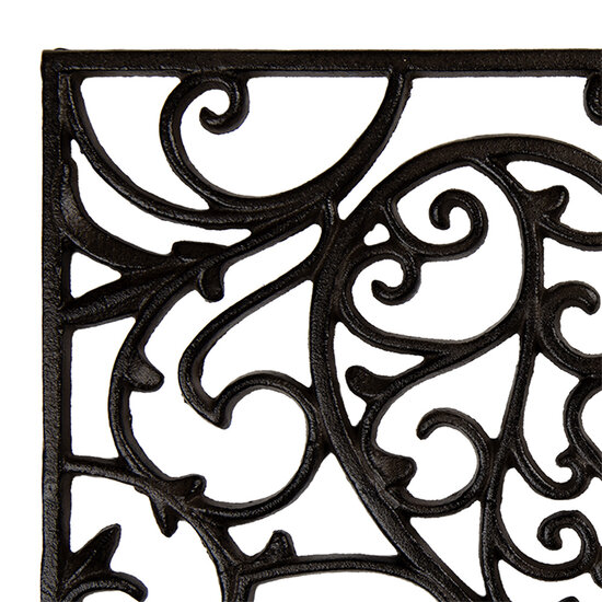 Clayre & Eef | Deurmat Buiten Bruin 59x39x2 cm | 5Y1290