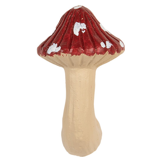Clayre &amp; Eef | Deurknop Rood Beige 3x4x6 cm / S3 cm | 66263