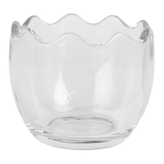 Clayre &amp; Eef | Voorraadpotje Deksel Transparant 15x10x18 cm | 6GL5201