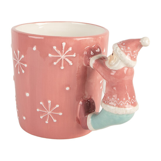 Clayre & Eef | Mok Roze 15x10x11 cm / 400 ml | 6CEMU0200P