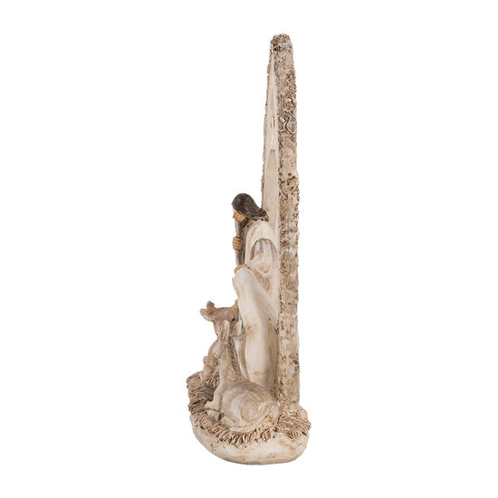 Clayre & Eef | Kerstdecoratie Kerstgroep Beige Bruin 18x7x22 cm | 6PR5645