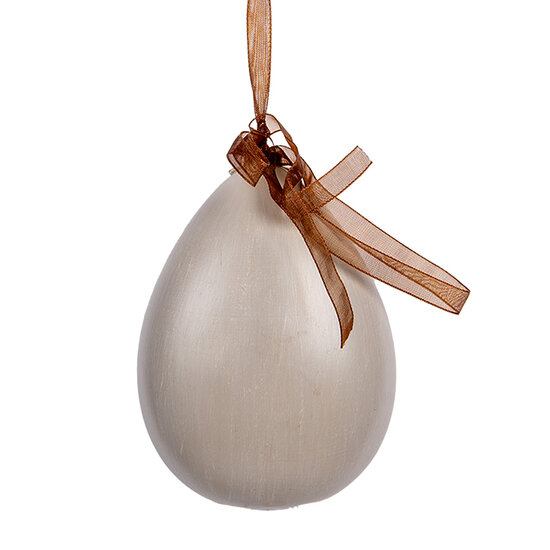 Clayre &amp; Eef | Decoratie hanger Kerstgroep Beige Bruin 8x4x11 cm | 6PR5402