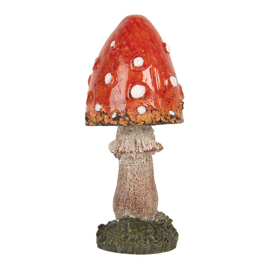 Clayre &amp; Eef | Decoratie Paddenstoel Rood Wit &oslash; 4x8 cm | 6PR5745