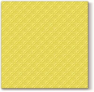 Dekoratief | Pakje 20 servetten 'Inspiration Modern yellow', 33x33cm | A700979