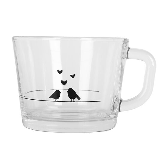 Clayre & Eef | Theeglas Transparant 13x10x9 cm / 350 ml | LBSGL0012