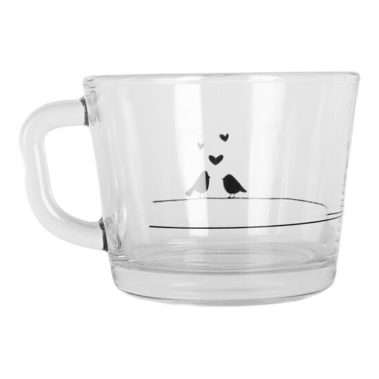 Clayre & Eef | Theeglas Transparant 13x10x9 cm / 350 ml | LBSGL0012