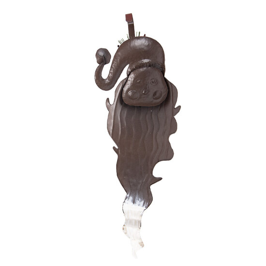 Clayre &amp; Eef | Wanddecoratie Kerstman Wit Rood 30x10x79 cm | 5Y1318