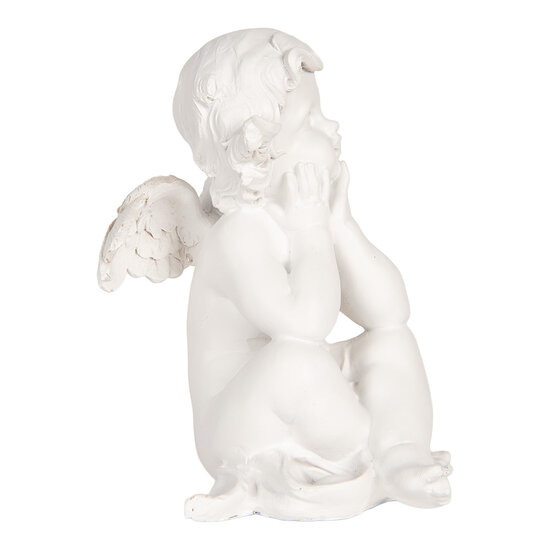 Clayre &amp; Eef | Decoratie Engelen (set 4) Wit 16x14x19 cm | 6PR5914