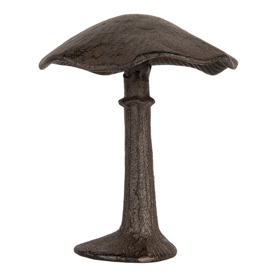 Clayre &amp; Eef | Decoratie Paddenstoel Bruin 12x11x14 cm | 6Y5744