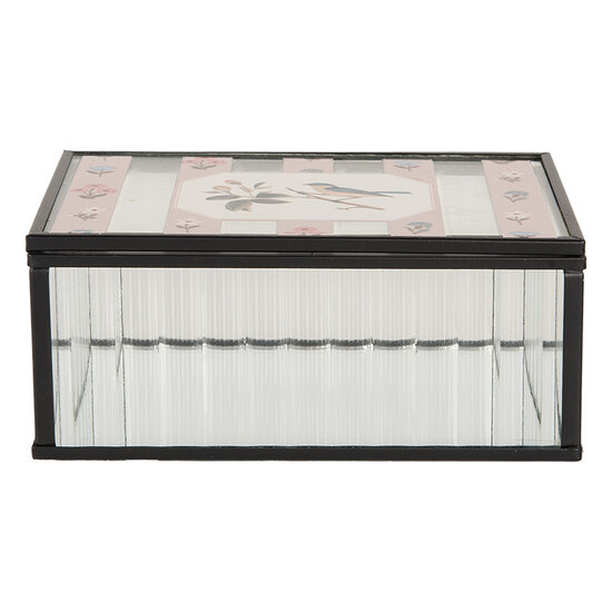 Clayre &amp; Eef | Decoratief Opbergdoosje Transparant 15x10x6 cm | 6Y5950