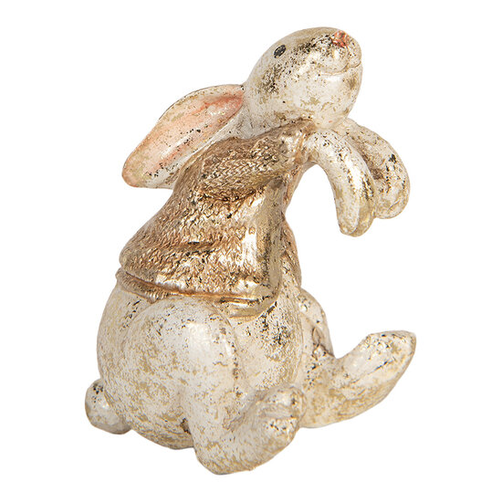 Clayre &amp; Eef | Decoratie Konijn Beige Bruin 6x5x7 cm | 6PR5485