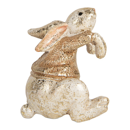 Clayre &amp; Eef | Decoratie Konijn Beige Bruin 6x5x7 cm | 6PR5485