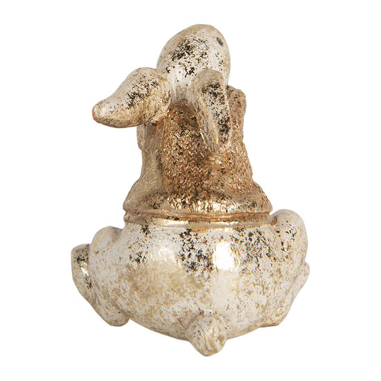 Clayre &amp; Eef | Decoratie Konijn Beige Bruin 6x5x7 cm | 6PR5485