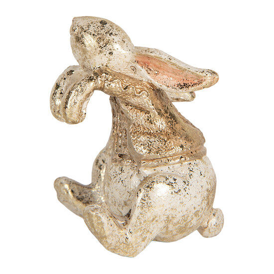 Clayre &amp; Eef | Decoratie Konijn Beige Bruin 6x5x7 cm | 6PR5485