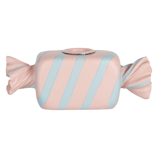 Clayre &amp; Eef | Kandelaar Roze Blauw 14x5x5 cm | 6PR5778P