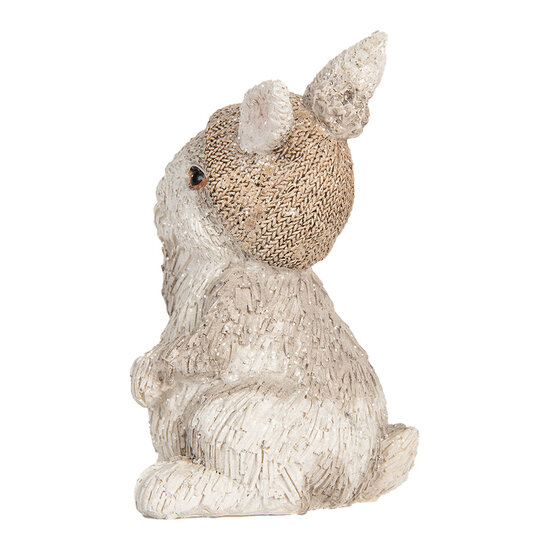 Clayre & Eef | Decoratie Konijn Beige 9x9x14 cm | 6PR5891