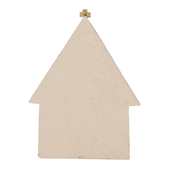Clayre &amp; Eef | Kerstdecoratie Kerstgroep Beige Goudkleurig 16x6x21 cm | 6PR5904