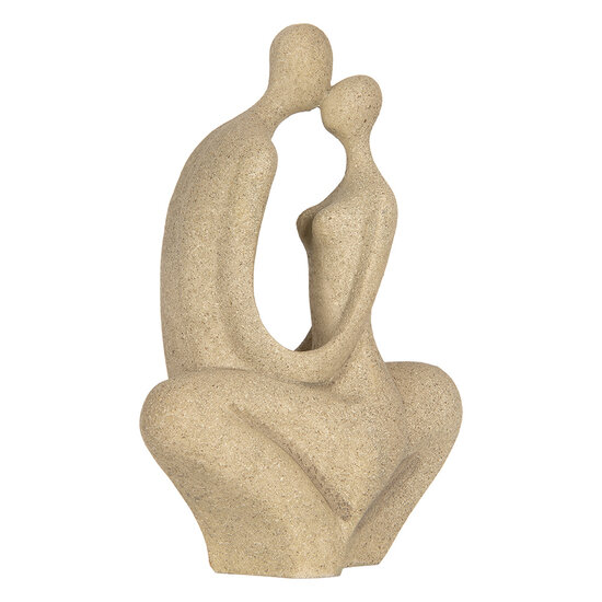 Clayre &amp; Eef | Decoratie zittend Koppel Beige 16x8x25 cm | 6PR5912