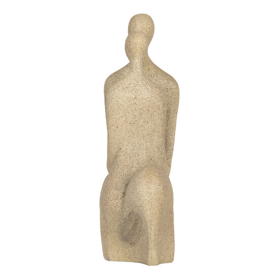 Clayre &amp; Eef | Decoratie zittend Koppel Beige 16x8x25 cm | 6PR5912