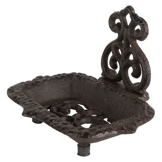 Clayre &amp; Eef | Zeepbakje Bruin 15x11x11 cm | 6Y5748