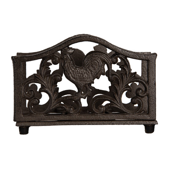 Clayre &amp; Eef | Servettenhouder Bruin 17x6x12 cm | 6Y5755