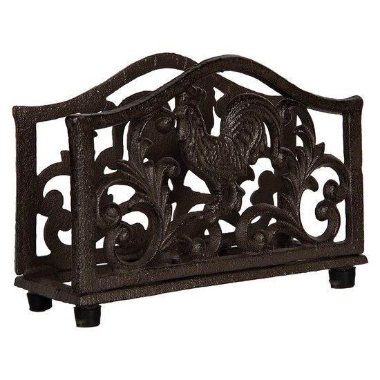 Clayre &amp; Eef | Servettenhouder Bruin 17x6x12 cm | 6Y5755