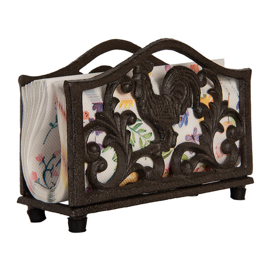 Clayre &amp; Eef | Servettenhouder Bruin 17x6x12 cm | 6Y5755