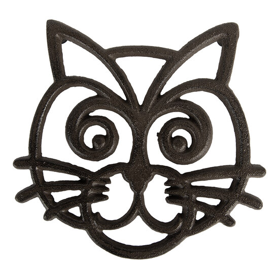 Clayre &amp; Eef | Onderzetters Pannen Bruin 16x17x2 cm | 6Y5761
