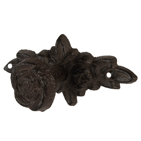 Clayre & Eef | Handgreep Bruin 10x4x3 cm | 6Y5765
