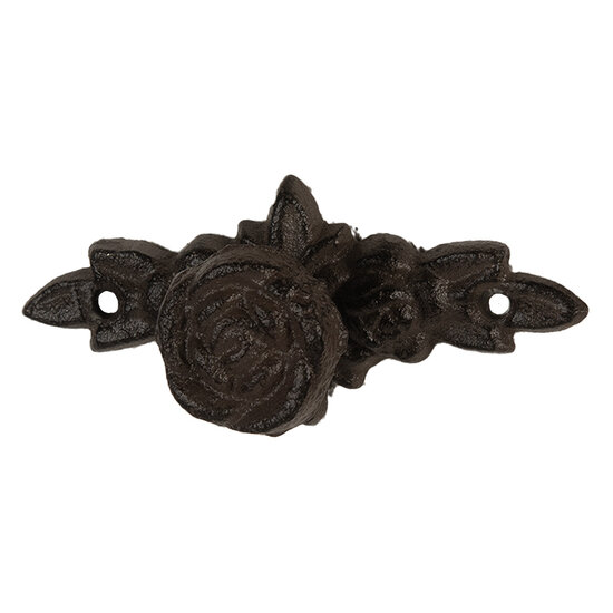 Clayre & Eef | Handgreep Bruin 10x4x3 cm | 6Y5765
