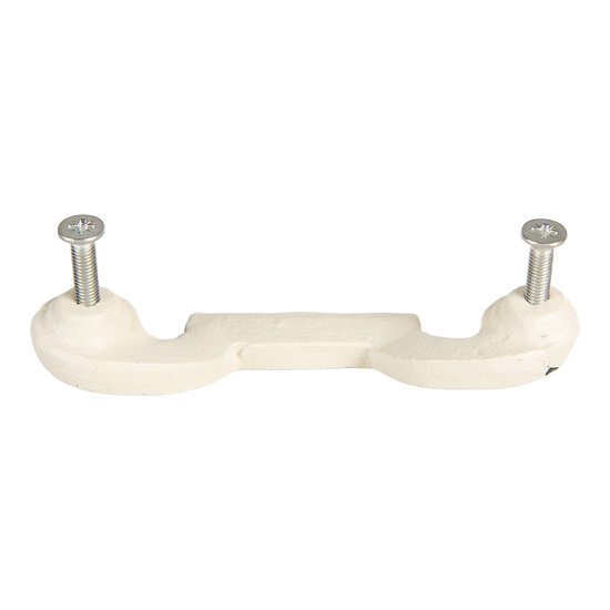 Clayre & Eef | Handgreep Wit 12x4x3 cm | 6Y5766