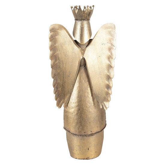 Clayre &amp; Eef | Decoratie Engel Bruin 17x10x39 cm | 6Y5943