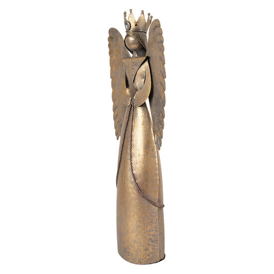 Clayre &amp; Eef | Decoratie Engel Bruin 17x10x46 cm | 6Y5944