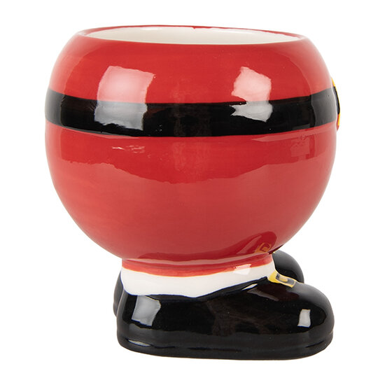 Clayre &amp; Eef | Mok Rood Zwart 14x11x11 cm / 400 ml | 6CEMU0225