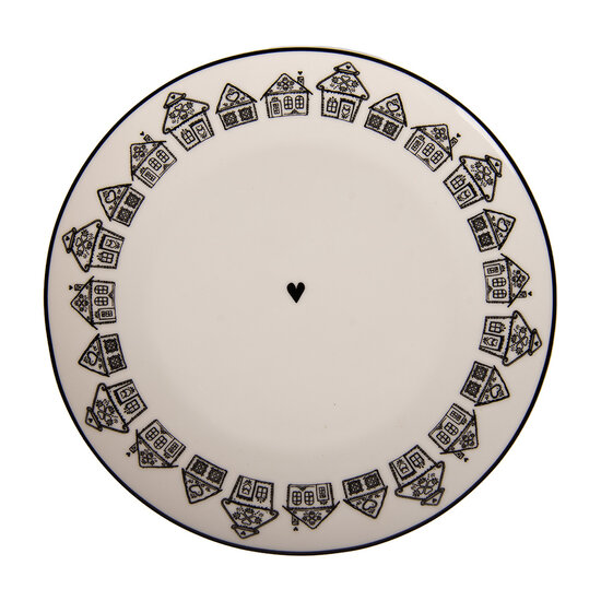 Clayre &amp; Eef | Klein bord Beige Bruin &oslash; 20x2 cm | GBBDP