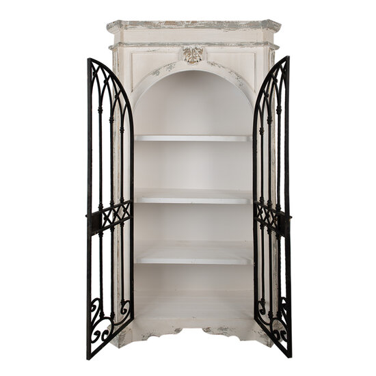 Clayre & Eef | Kast Beige, Zwart 102x42x190 cm | 50784