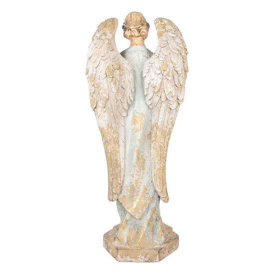 Clayre &amp; Eef | Decoratie Engel Beige Grijs 28x20x70 cm | 5MG0082