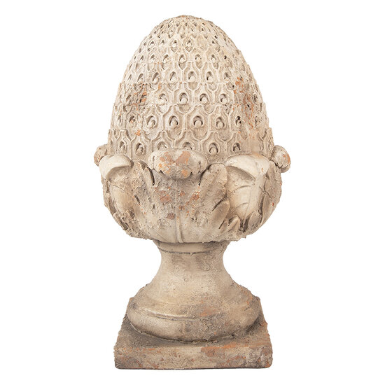 Clayre & Eef | Decoratie Ornament Beige 27x27x45 cm | 6MG0132