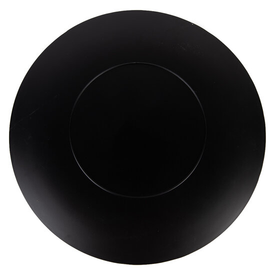 Clayre & Eef | Onderbord Wit Rood ø 40x1 cm | 66403