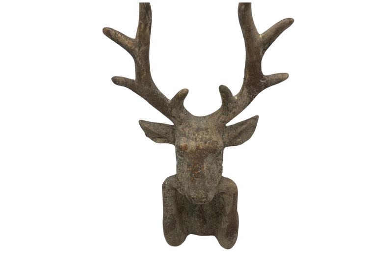 Decoratiebeeld Hert Zen vintage licht bruin structuur steen maat S 30 x 16 cm | 824455 | Home Sweet Home | Stoer & Sober Woonstijl