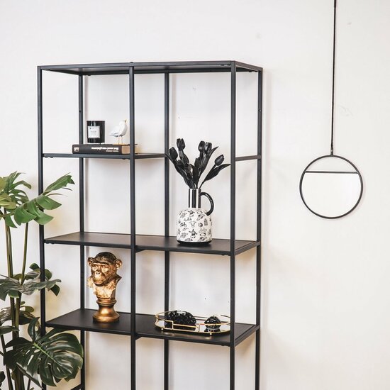 Housevitamin Jug Vaas - Dutch Black - 16x14x21,5cm - Keramiek - Eyecatcher - Dutch Design