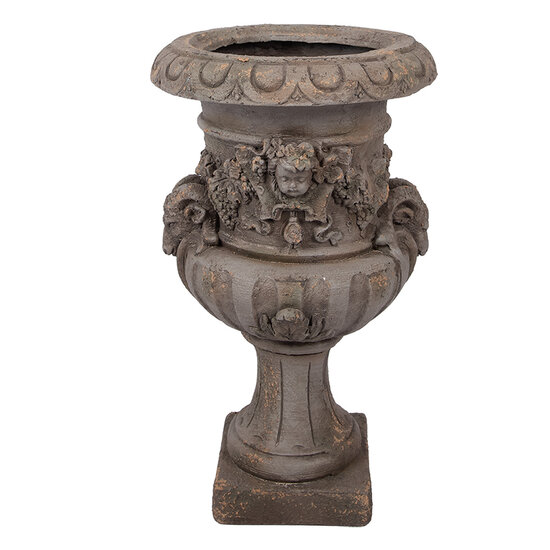 Clayre &amp; Eef | Bloempot Binnen Grijs 40x38x64 cm | 5MG0092