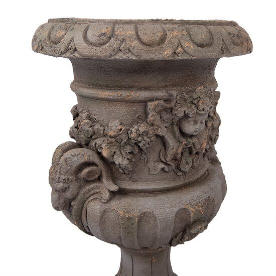 Clayre &amp; Eef | Bloempot Binnen Grijs 40x38x64 cm | 5MG0092