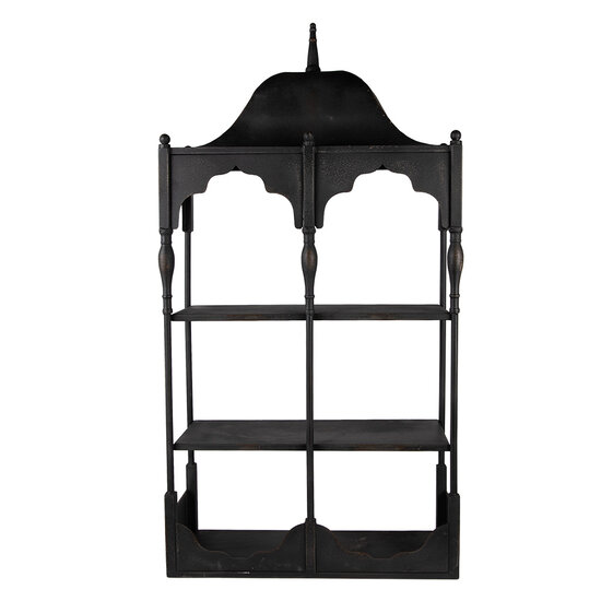 Clayre &amp; Eef | Wandrek Zwart Bruin 55x19x109 cm | 5Y1389