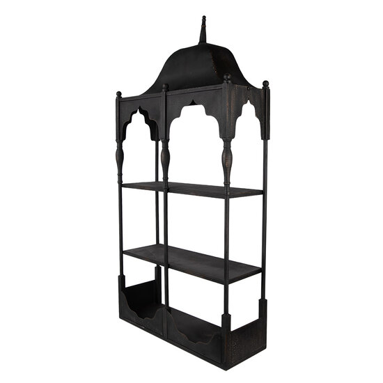 Clayre &amp; Eef | Wandrek Zwart Bruin 55x19x109 cm | 5Y1389