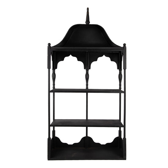 Clayre &amp; Eef | Wandrek Zwart Bruin 55x19x109 cm | 5Y1389