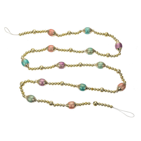 Clayre &amp; Eef | Decoratie slinger kerst Goudkleurig &oslash; 2x180 cm | 65988